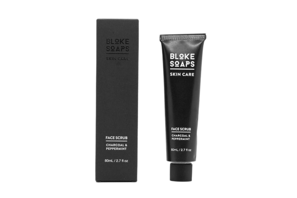 FACE SCRUB - CHARCOAL AND PEPPERMINT - 80ML