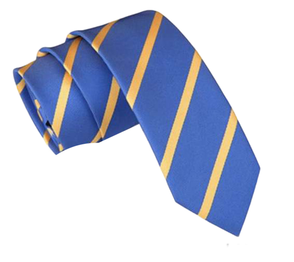 Blue & Yellow Stripe Tie