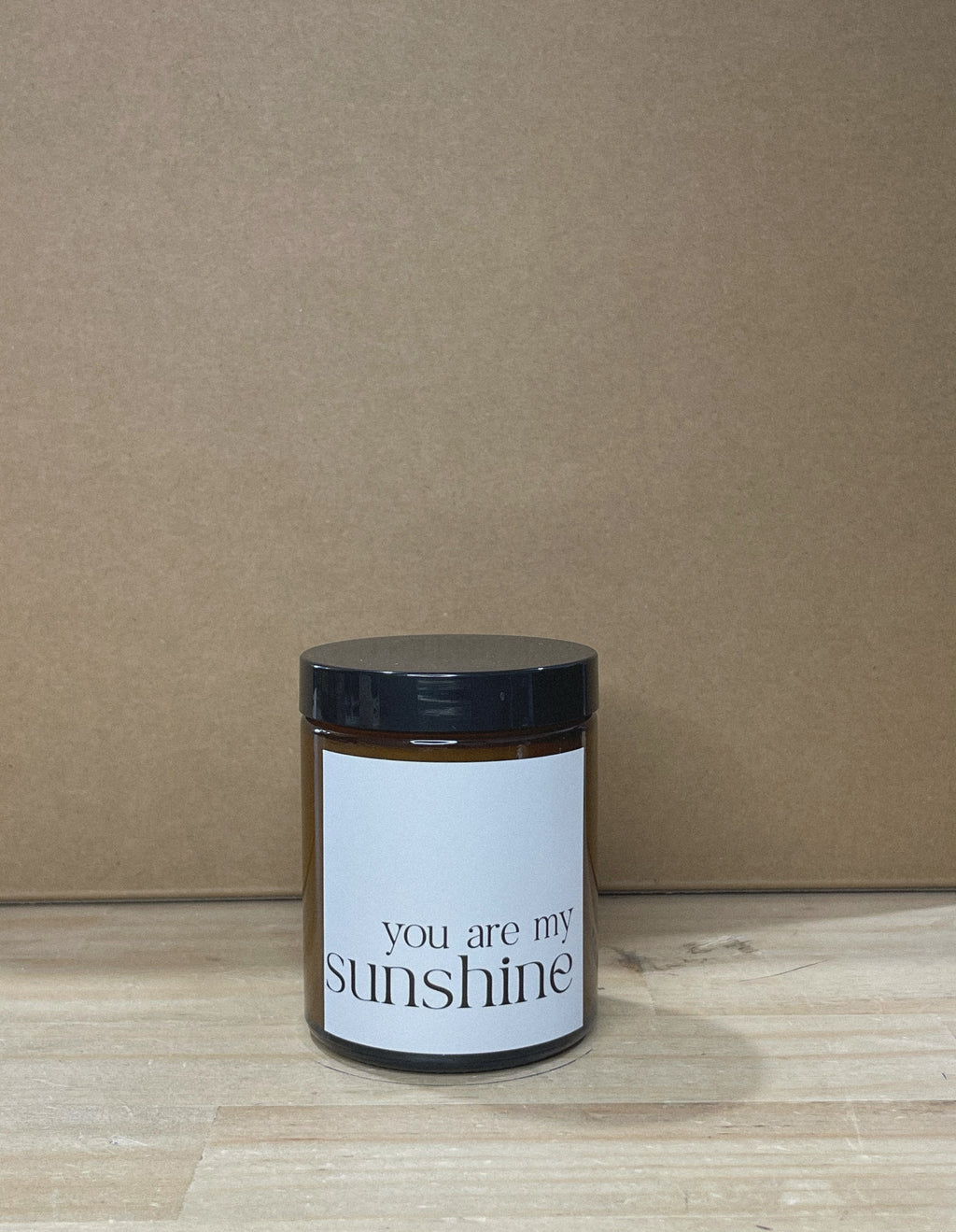 You Are My Sunshine Quote Candle