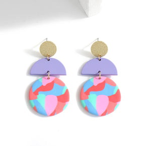 Callie Statement Clay Earrings