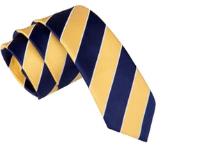 Navy & Yellow Stripe Tie